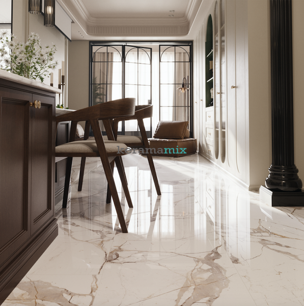 Керамогранит Fiera Ceramica | Empero Classico Bianco 600х1200х8 18227 фото