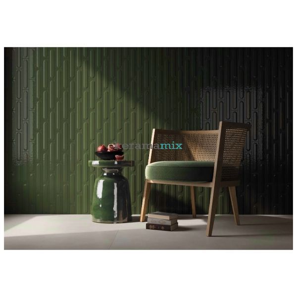 Плитка настенная Paradyz | Monpelli Olive Cegielka STR Блиск 65x298 201010 фото