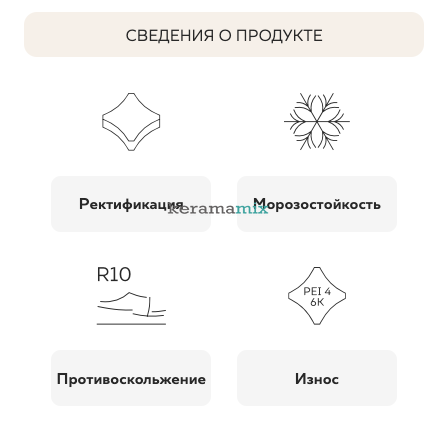 Керамограніт Paradyz | Bergdust White Gres Szkl. Rekt. Mat. 59,8X59,8 18538 фото