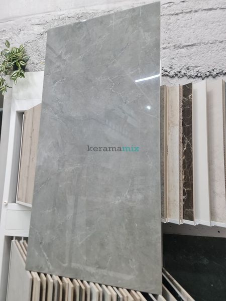 Керамограніт Kutahya | Pulpis Prime Dark Grey RT Polish N 60x120 см 16839 фото