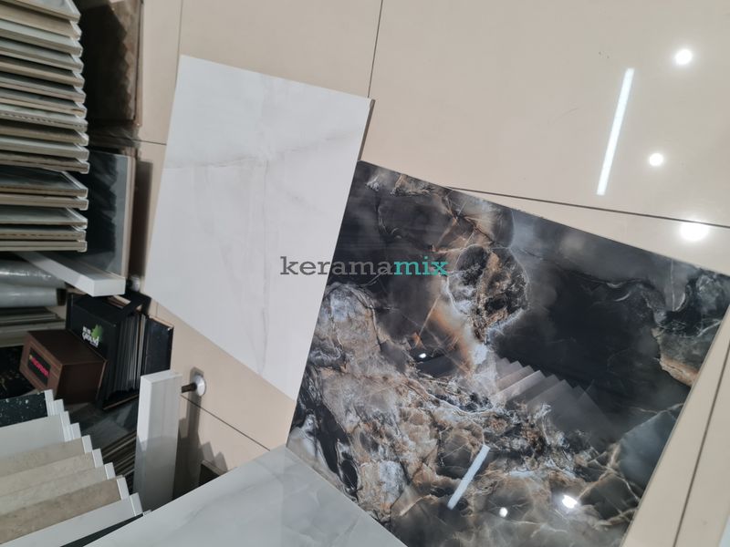 Керамограніт Teo Ceramics | Itaka Black F P 600x600x8 R Full Lappato 1 13294 фото