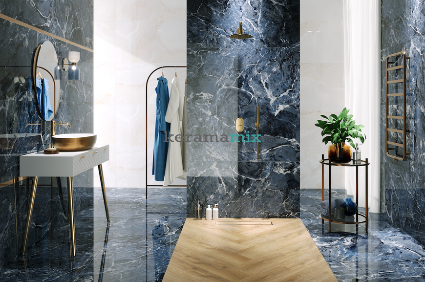 Керамогранит Teo Ceramics (Allore) | Ocean Blue F P 600x1200x8 R Full Lappato 1 17537 фото