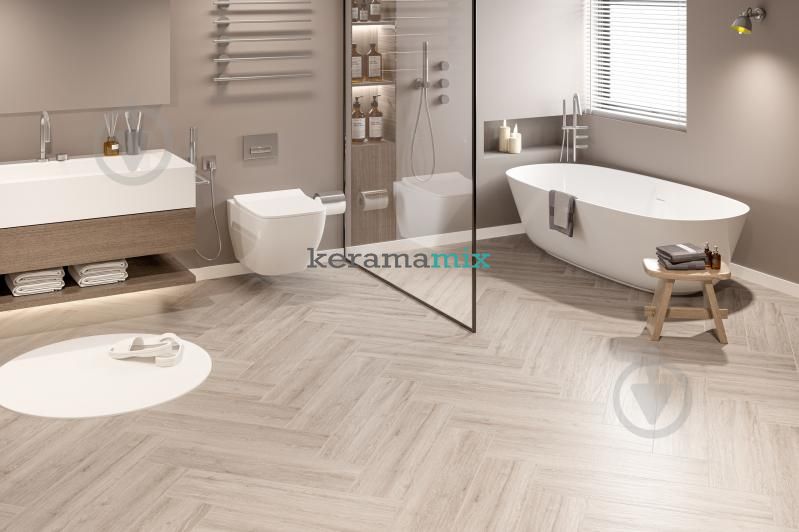 Плитка под дерево Teo Ceramics (Allore) | Bavaria Gold F PR 198x1200x8 R Mat 1 11676 фото