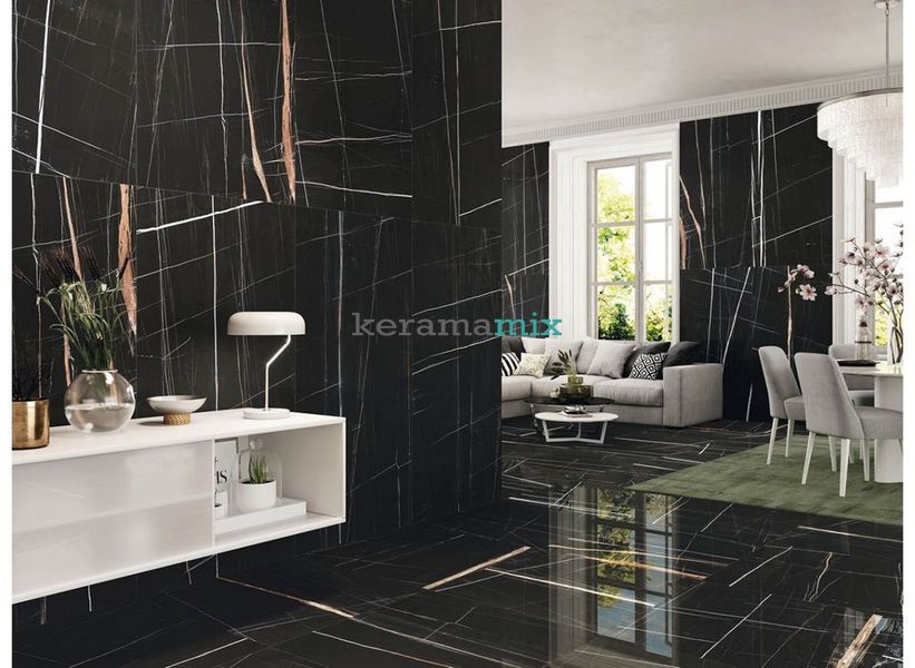 Керамограніт Baldocer Titanium Black Pulido Rectificado 80x80 см 10802 фото