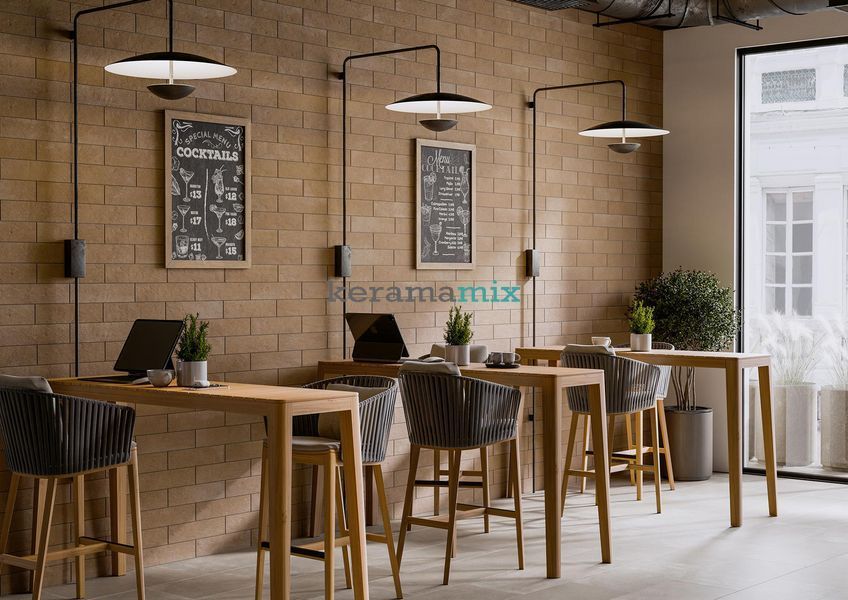 Плитка фасадна Cerrad | Argilla Mocca 148x300x9 202377 фото