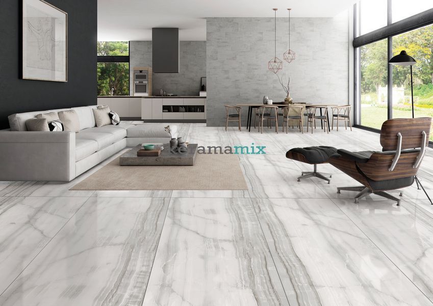 Керамограніт Netto Ceramika | Onyx Graphite Polished 60&times;60 18037 фото