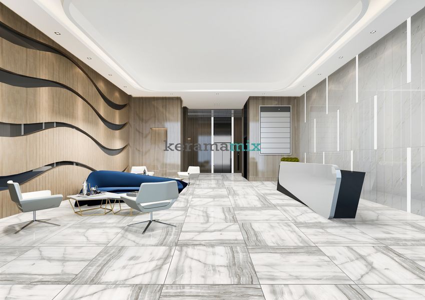 Керамограніт Netto Ceramika | Onyx Graphite Polished 60&times;60 18037 фото