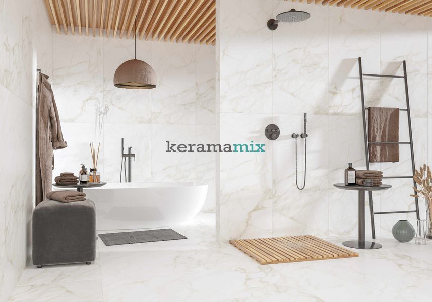 Керамогранит Golden Tile | Terragres Imperial 3G0990 белый 1200х600х8 202577 фото