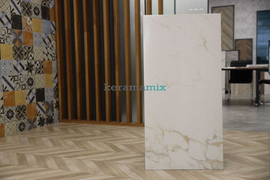 Керамогранит Golden Tile | Terragres Imperial 3G0990 белый 1200х600х8 202577 фото