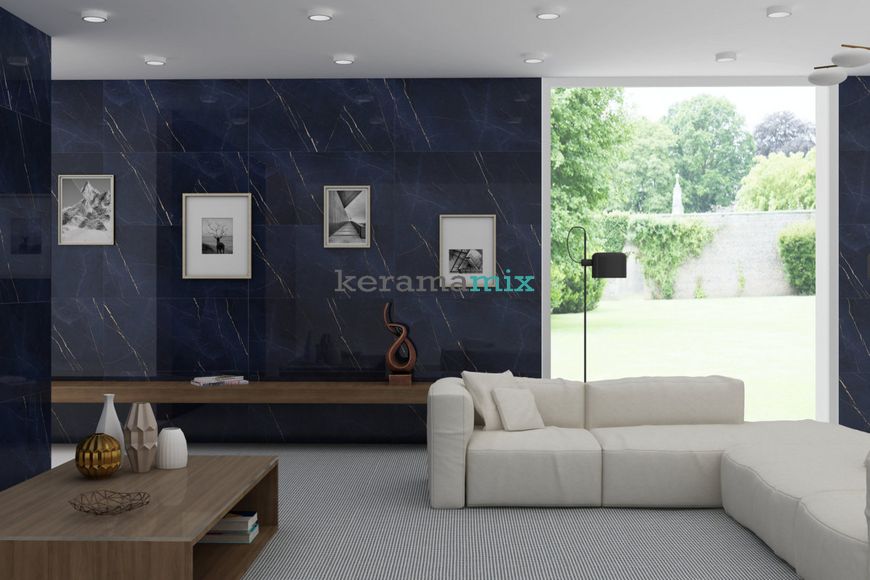 Керамогранит Netto Ceramika | Lapis Blue High Glossy 60×120 13790 фото