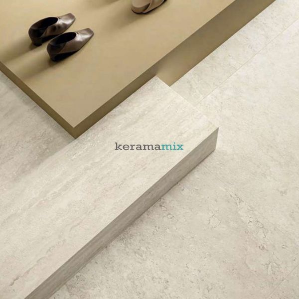 Керамогранит Italgraniti | Плитка I Travertini TR0212 Travertino Bianco Cross Cut Sq. 120x120 см 209922 фото