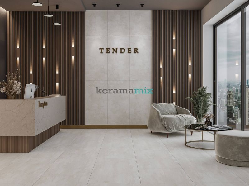 Керамогранит Primavera | Плитка Tender TNА980 айвори 1200х600х8 202776 фото