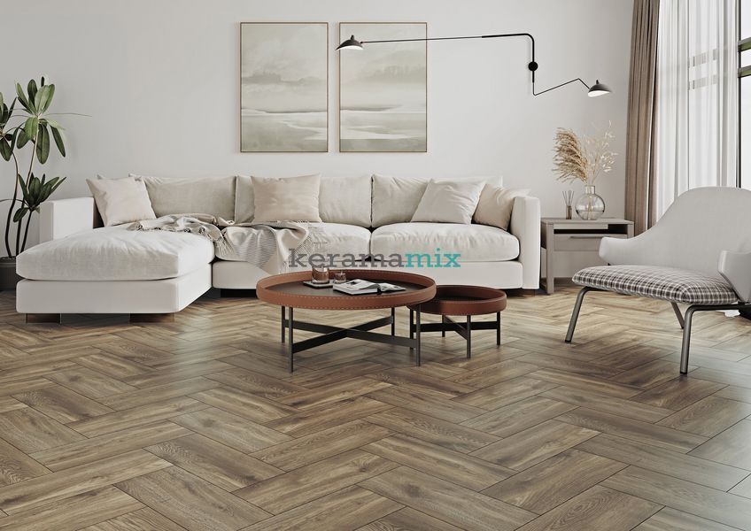 Керамогранит Primavera | Плитка Rustic Wood RW7P70 коричневый 200x650x7 208971 фото