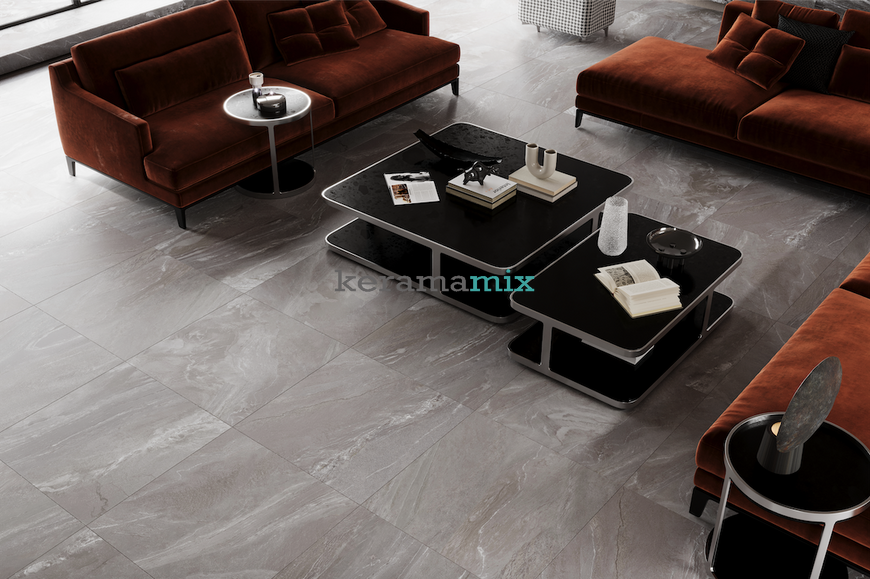 Керамограніт Teo Ceramics (Allore) | Napoli Black F PC 600x600x8 R Sumat 1 201070 фото