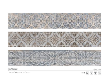 Плитка під дерево Anka Seramik | DECOR BOTANIK MULTI 15*90 202279 фото