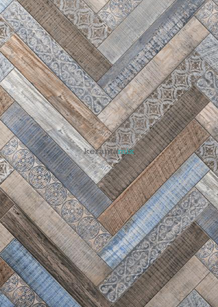 Плитка під дерево Anka Seramik | DECOR BOTANIK MULTI 15*90 202279 фото