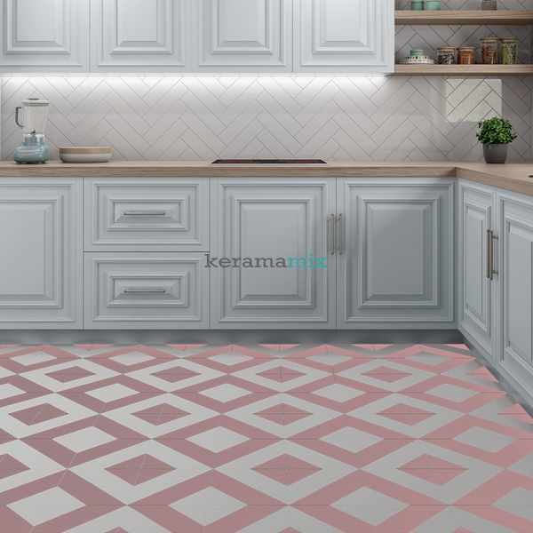 Керамогранит Ceramica Deseo | EC.ZEBRA PINK 22,3x22,3 13198 фото