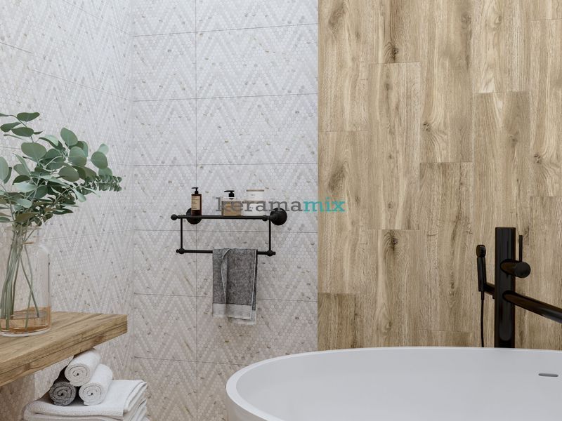 Керамограніт Primavera | Плитка RUSTIC WOOD темно-бежевий 20х65 RWHP70 208972 фото