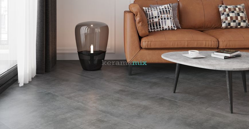 Керамограніт Golden Tile | Terragres Strada 5NУ580 антрацит 600х600х8 202529 фото