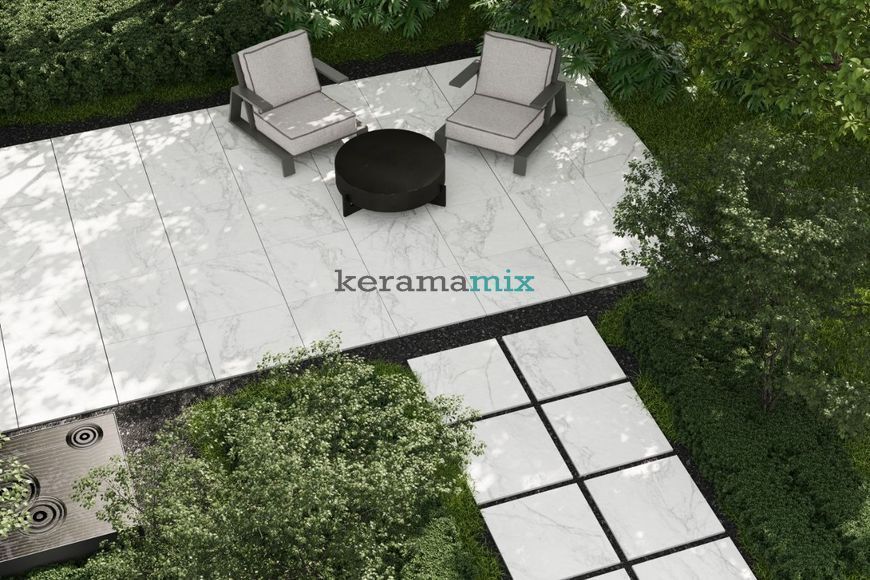 Утолщенный керамогранит Teo Ceramics (Allore) | Carma White F PCR 600x600x20 R Mat 1 208326 фото