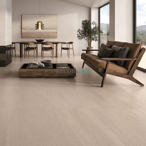 Керамогранит Ceramica Deseo | Плитка Victorian Stone Beige Aged Rect 100x100 см 209874 фото