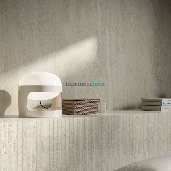Керамограніт Italgraniti | Плитка I Travertini TR01BA Travertino Bianco Vein Cut Sq. 60x120 см 209924 фото