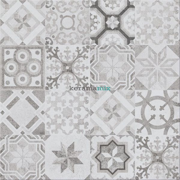 Керамограніт Cersanit | CONCRETE STYLE INSERTO PATCHWORK 42x42 12549 фото