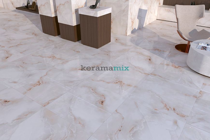 Керамогранит CERAMA MARKET | SILK ONYX 80x80 13893 фото