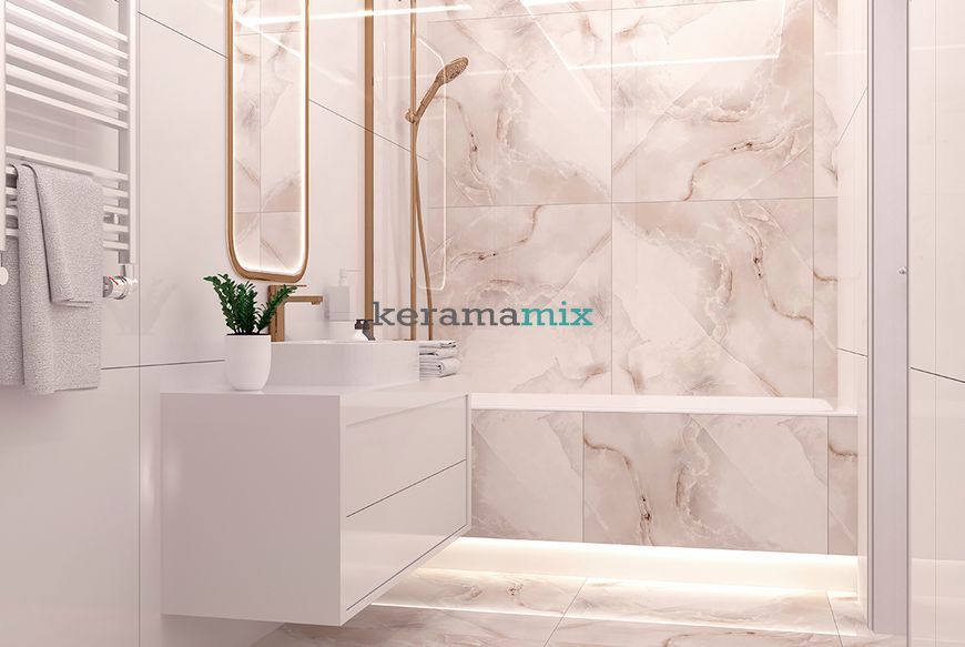 Керамогранит CERAMA MARKET | SILK ONYX 80x80 13893 фото