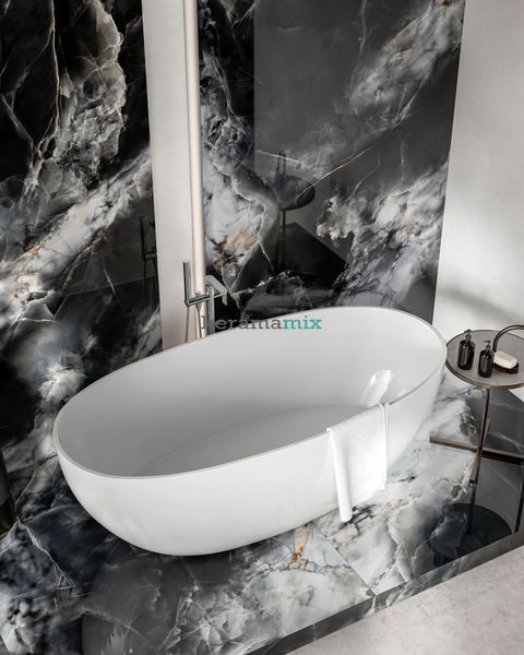 Керамограніт Cerrad | Calmness Black RECT 597x1197 202281 фото