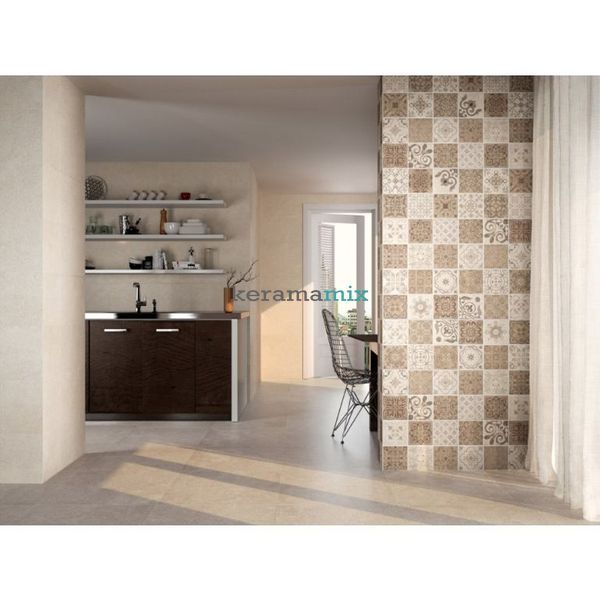 Плитка для стін Pompeya Ozone Bone Rectificado 30х90 10496 фото