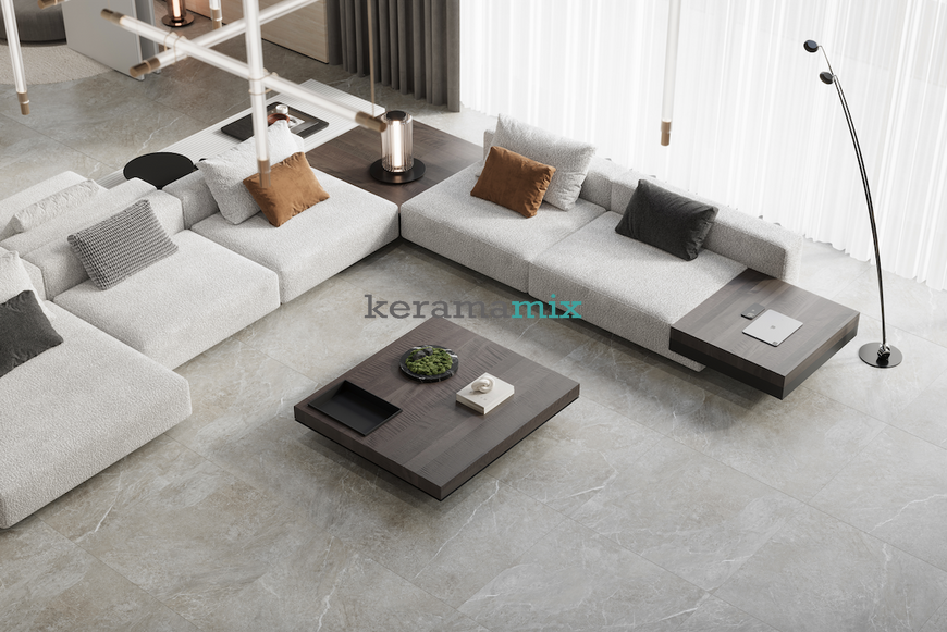 Керамогранит Teo Ceramics (Allore) | Ariya Grey F P 1200x1200x8 R Mat 1 18692 фото