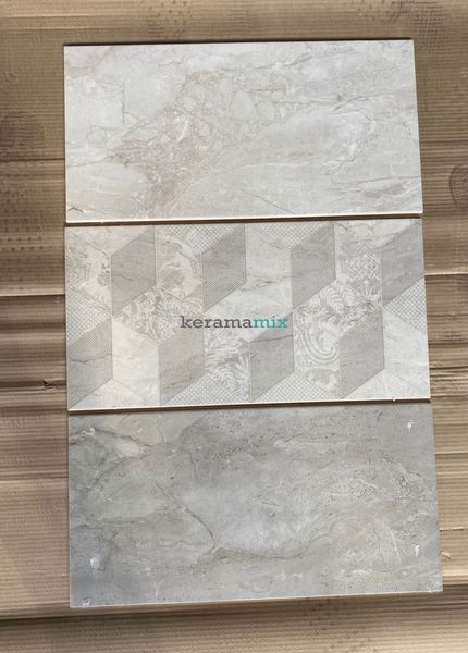 Плитка TEO CERAMICS (Allore) | Bergamo Silver W M 308x608x8.5 NR Glossy 1 12836 фото