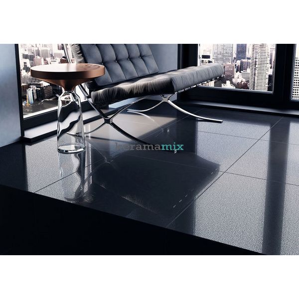 Керамограніт Cerrad | Cambia Black Rect 59,7X59,7 17145 фото