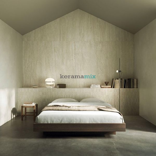 Керамограніт Italgraniti | Плитка I Travertini TR03BA Travertino Beige Vein Cut Sq. 60x120 см 209926 фото