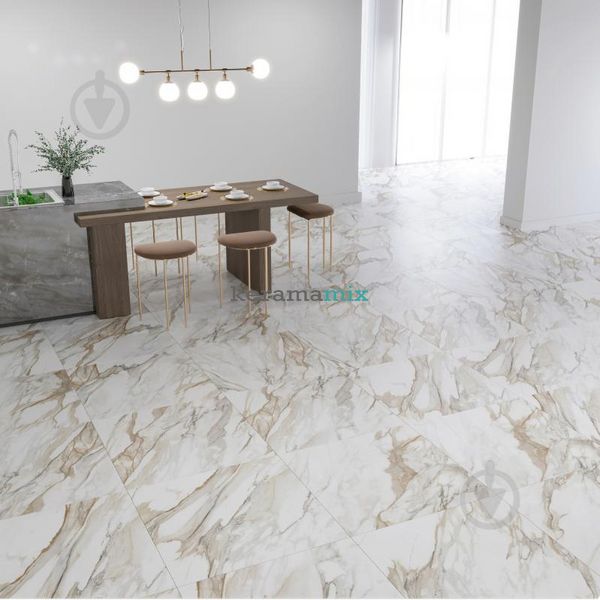 Керамогранит Teo Ceramics (Allore) | Calacatta Gold F P 600x600x8 R Satin 1 11536 фото