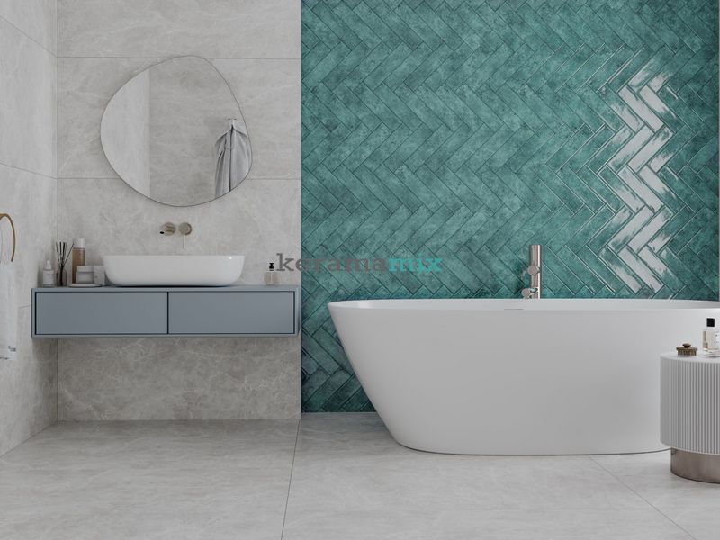 Керамогранит Golden Tile | Terragres Sky Stone SEG980 светло-серый 1200x600x8 202632 фото