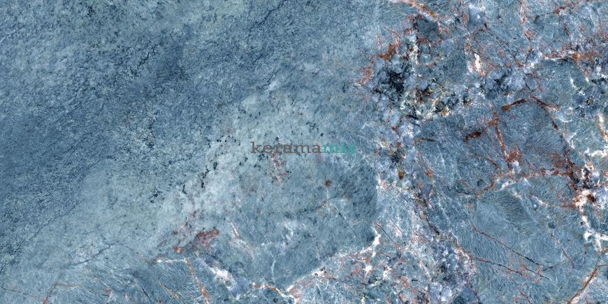 Керамогранит Kutahya | Freya Blue Rectified Polished Nano 60 x120 см 16106 фото