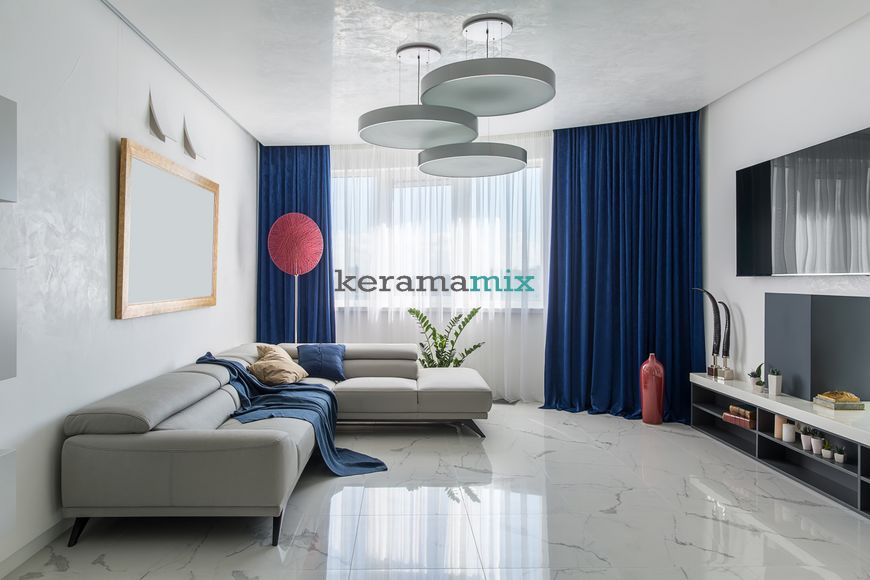 Керамограніт Netto Ceramika | White Marble Polished 60×60 13795 фото