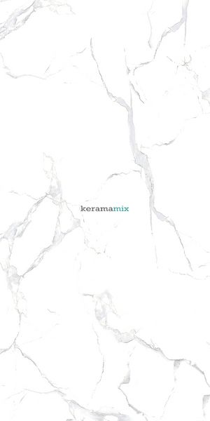 Керамогранит Netto Ceramika | White Marble Polished 60×120 13796 фото