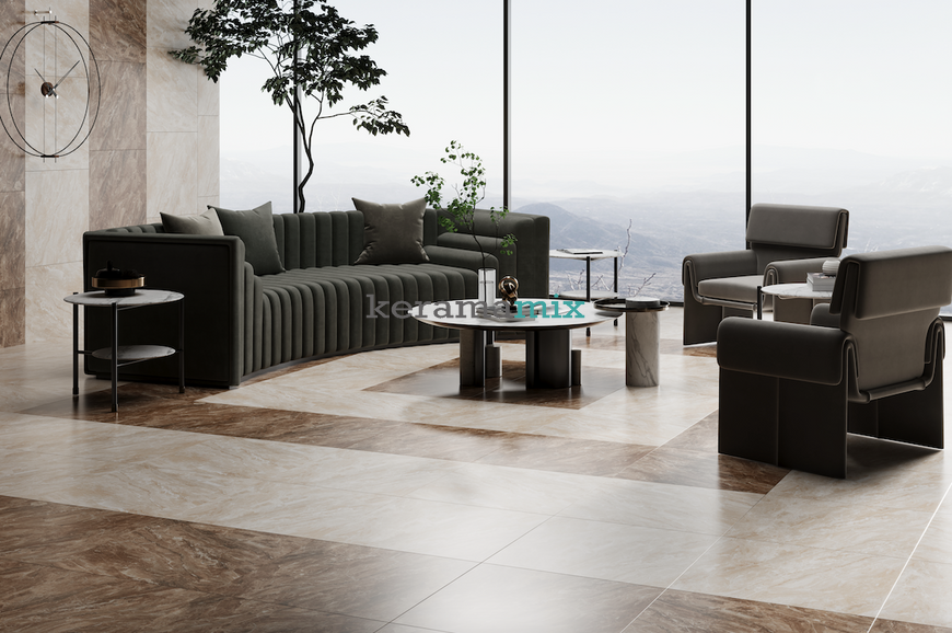 Керамогранит Teo Ceramics | Bruno Beige F P 600x1200x8 RN Mat 1 18694 фото