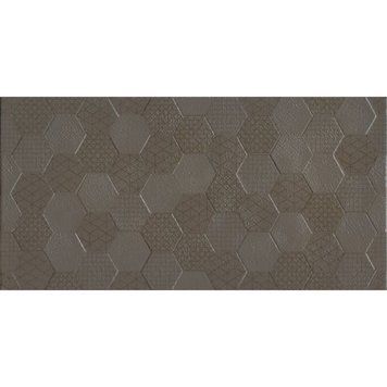 Плитка для стен Kale Grafen RM-8203 Hexagon Brown 30x60 41645708 фото