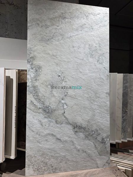 Керамограніт Italica | Плитка STONEHAZE LIGHT GREY STONELO+CARVING  60 x 120 202882 фото