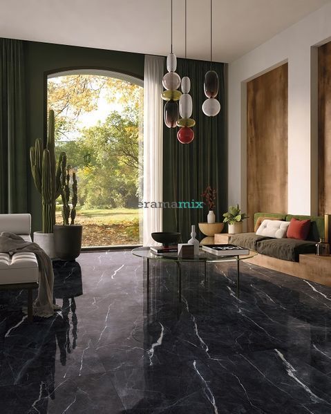 Керамогранит Ceramica Deseo | PHANTOM MOONBLACK EC730 60x120 см 19467 фото