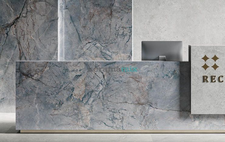 Керамогранит Paradyz Ceramika | Monet Blue RECT POL 1200x2800x6 201522 фото