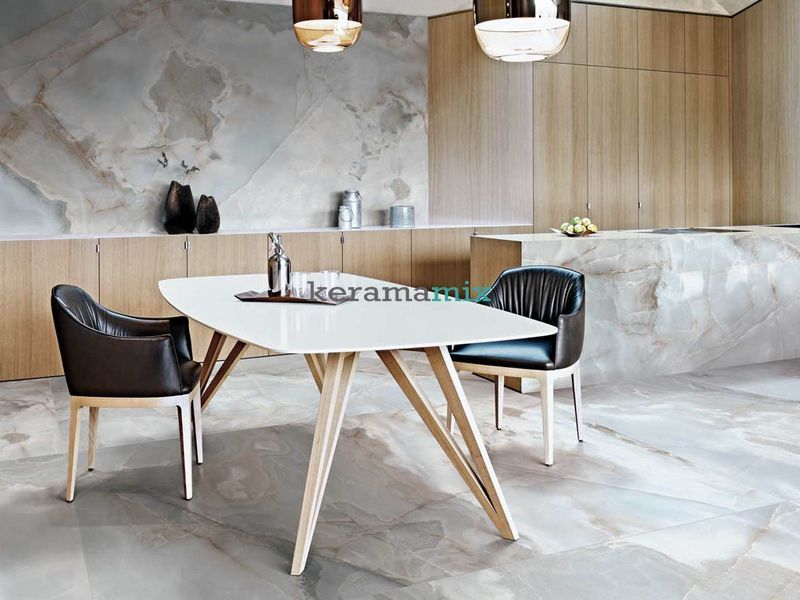 Керамограніт Florim Group | Reves De Rex Noisette Glossy 6мм 60x120 R (769934) 19167 фото