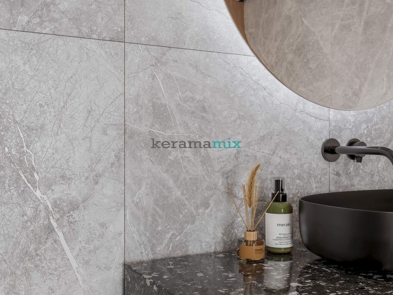 Керамогранит Primavera | Плитка The Stone TH2580 серый 600х600х8 208977 фото