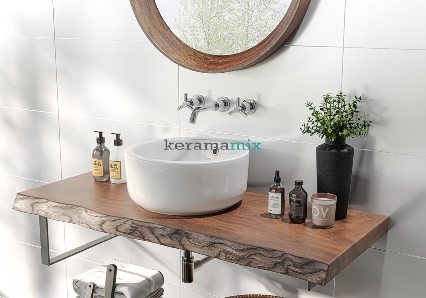 Плитка Teo Ceramics (Allore) | Snow White W M 300x600x8.5 R Glossy 1 19965 фото