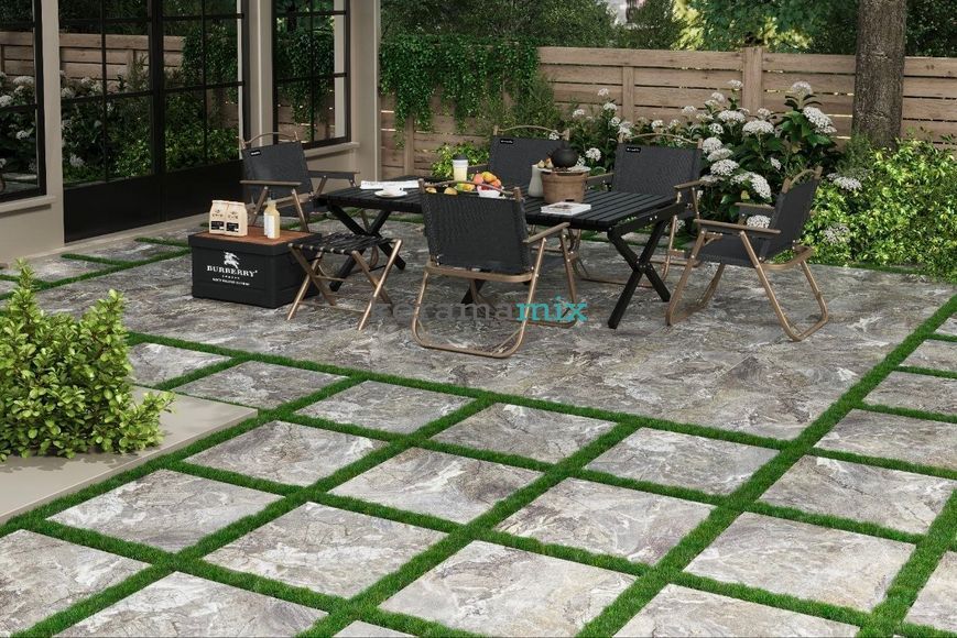 Утолщенный керамогранит Teo Ceramics (Allore) | Magnifica Grey F PCR 600x600x20 R Mat 1 208331 фото