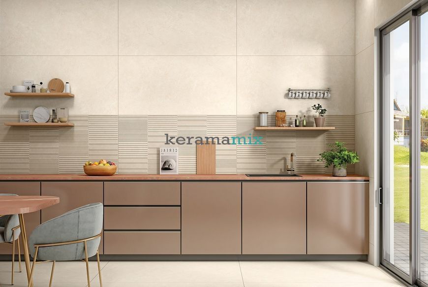 Керамогранит CERAMA MARKET | PIXEL MOSCATO CREMA DG MATT 60х120 209824 фото